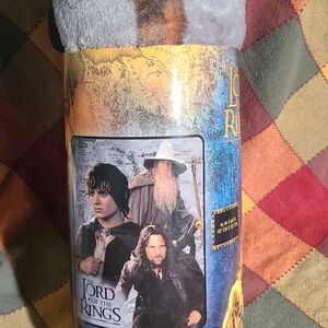 Lord of the Rings Aragorn Frodo Gandalf Throw Polyester Blanket 46 X 60 Inch NIP